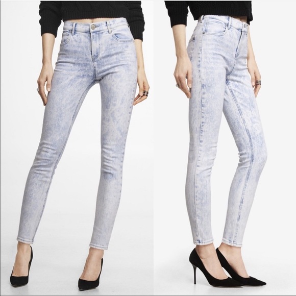 Express Denim - 🎯EXPRESS Acid Wash Hi-Rise Legging